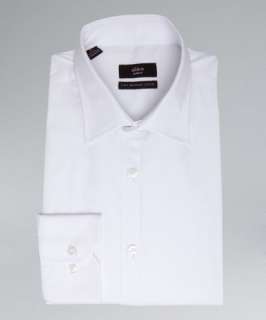 Alara white slim fit Egyptian cotton dress shirt