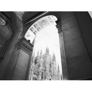  View of the Duomo, Galleria, Milano, Italy Stretched 