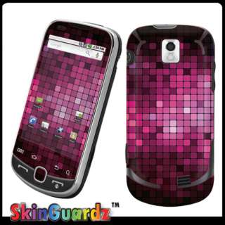 Mosaic Pink Black Vinyl Case Decal Skin to Cover Samsung Intercept 