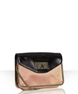 Chloe peach silk Sally flap shoulder bag  