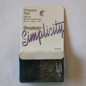  Simplicity Straight Pin 200 pk Case Pack 72