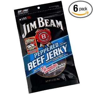 Jim Beam Peppered Beef Jerky, 3.5 Ounce Grocery & Gourmet Food
