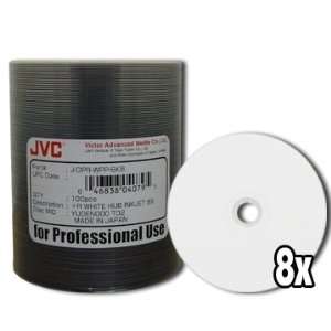  JVC/Taiyo Yuden 8x White Inkjet Printable 4.7GB DVD+R in Tape 