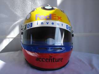 JUAN PABLO MONTOYA 2003 BRAZIL F1 HELMET NASCAR RACING  