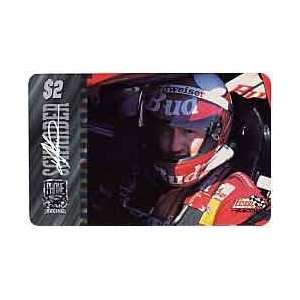   Phone Card PhonePak 1996 $2. Ken Schrader (Budweiser Beer) Signature