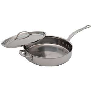 KitchenAid Five Ply Stainless Steel Clad 5 Quart Saut? Pan with Lid 