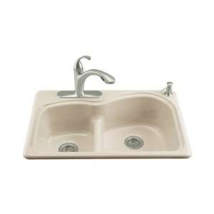 Kohler Woodfield Self Rimming Smart Divide Cast Iron Kitchen Sink  4 