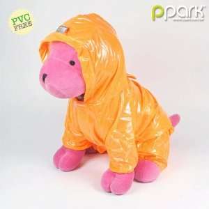  Dog Pocket Raincoat   Orange   Large