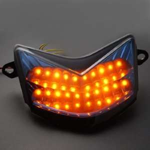  Street Sport Moto Bike Integrated LED Tail Brake Turn Signal Light 
