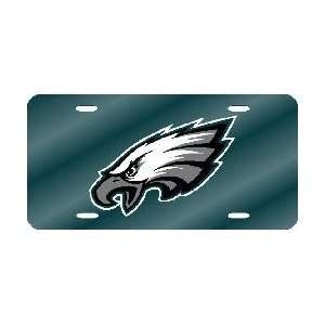  Philadelphia Eagles Laser Cut Green License Plate