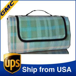   Polyester Picnic Blanket 51x59 Inch Beach Camping Mat Outdoor  