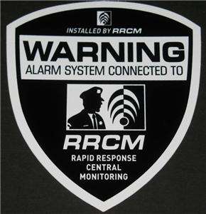 new 6 rrcm alarm home security system outdoor decals