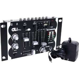   GLI 3CH STEREO PRE AMP MIXER 2PHONO/LINE Musical Instruments