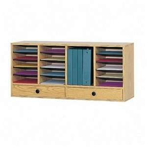   20 Compartments Adjustable Literature Organizer
