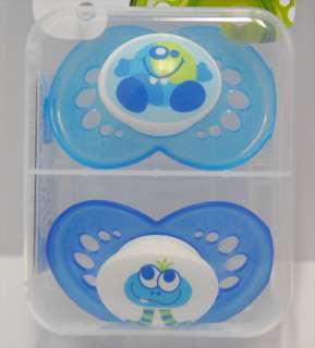 NEW MAM Baby Pacifiers BOY GIRL 6 M+ Monsters 3 Styles  
