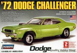 Lindberg 1/25 scale 1972 Dodge Challenger Custom skill 2 plastic model 