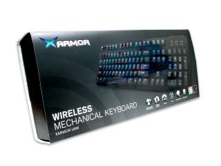 XArmor U9W 2.4 GHz RF Wireless Mechanical Gaming USB Wired Keyboard