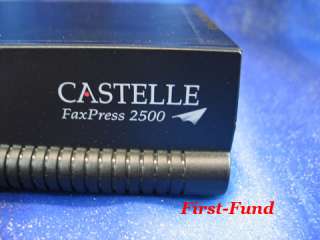 Castelle FaxPress 2500 FP2500 2 Line Fax Server  