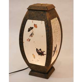 Rice Paper Shade Lantern Table Butterfly Home Restaurant Bar Art Deco 