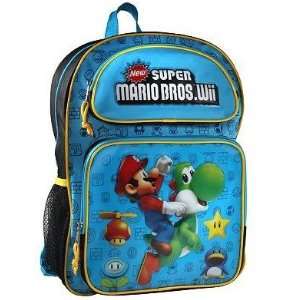    Super Mario Brothers Wii Backpack   Mario & Yoshi Toys & Games
