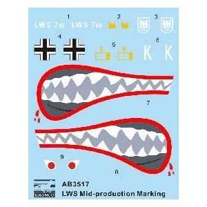 Special Shark Mouth Markings Decal Set for LWS Mid Production #35015 1 