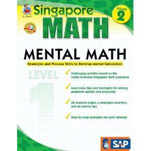   Math Mental Math Series   Workbook   Grade 2 (0044222209872) Books
