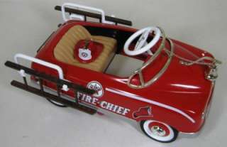 Texaco Fire Chief Fire Truck Pedal Car Bank, 1st in 1996 Series Crown 