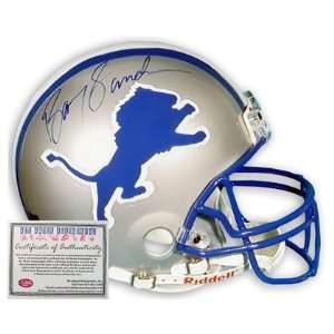  Barry Sanders Hand Signed Full Size Deluxe Replica Lions 