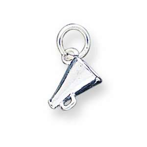  Sterling Silver Megaphone Charm Jewelry