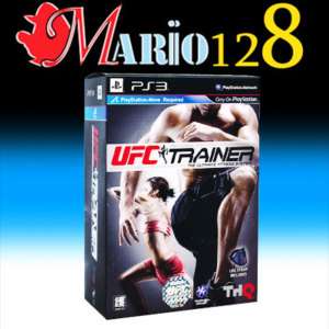 UFC PERSONAL TRAINER PS3 MOVE GAME WITH BONUS LEG STRAP 752919992203 