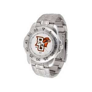  Bowling Green State Falcons Sport Steel Band Mens Watch 