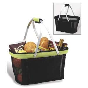 Baskets and Bins  Collapsible Mesh Basket   Black/Apple  