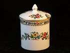 Vintage Coalport England Bone China Ming Rose Marmalade Jar w/Lid