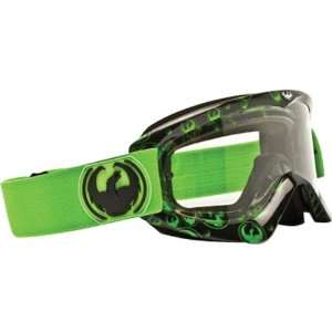   MDX MotoX Motorcycle Goggles Eyewear   Green/Clear / One Size Fits All