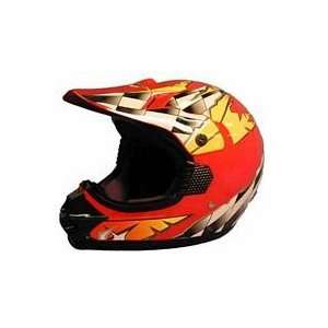    Typhoon Adult Red Small Motocross Helmet