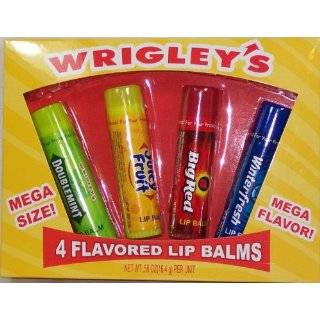 Wrigleys Mega Flavored Lip Balm   Doublemint, Juicy Fruit, Big Red 