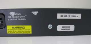 Cisco Catalyst 3550 Series 24 Port Inline Power Switch WS C3550 24 PWR 