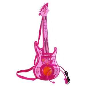  (PINK) Rockstar My Music World Guitar Set ROCK N ROLL 