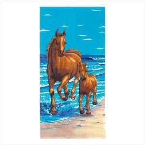  Wild Mustang Beach Towel