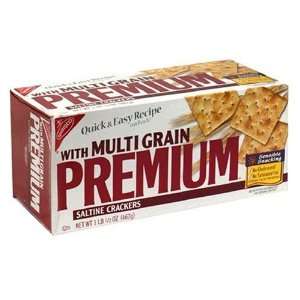 Premium Multigrain Saltine Crackers, 16.5 Ounce Boxes (Pack of 6)