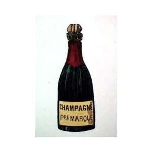  Champagne Bottle    Print