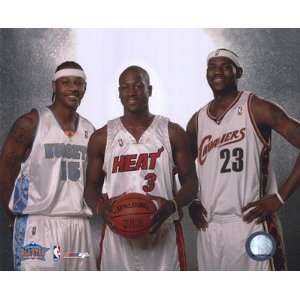 Carmelo Anthony / Dwyane Wade / LeBron James   2005 NBA All Star Game 