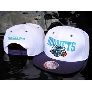  NBA Vintage Charlotte Hornets Teal White SnapBack Hat 