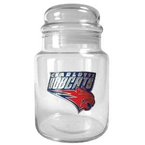  Sports NBA BOBCATS 31oz Glass Candy Jar   Primary Logo 