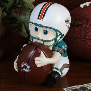  NFL Miami Dolphins Kids Football Player Bank Sports 
