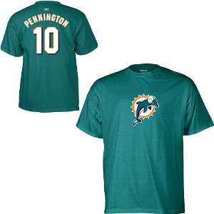   Pennington Miami Dolphins Teal NFL Player T Shirt