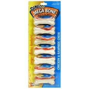 Dingo Mega Mini Dog Bones Rawhide Treats 7pk  