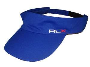 Rare RLX Polo Ralph Lauren Blue Vintage Visor Hat Cap  