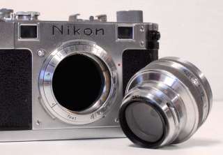 Nikon S Rangefinder w/5cm F1.4 Nikkor SC lens Vintage &  