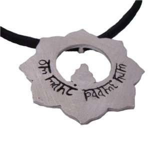  Om Mani Padme Hum Lotus Necklace Jewelry